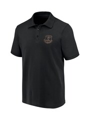 Fanatics Everton Essentials 100% Cotton Black Polo Shirt - Image 2 of 3