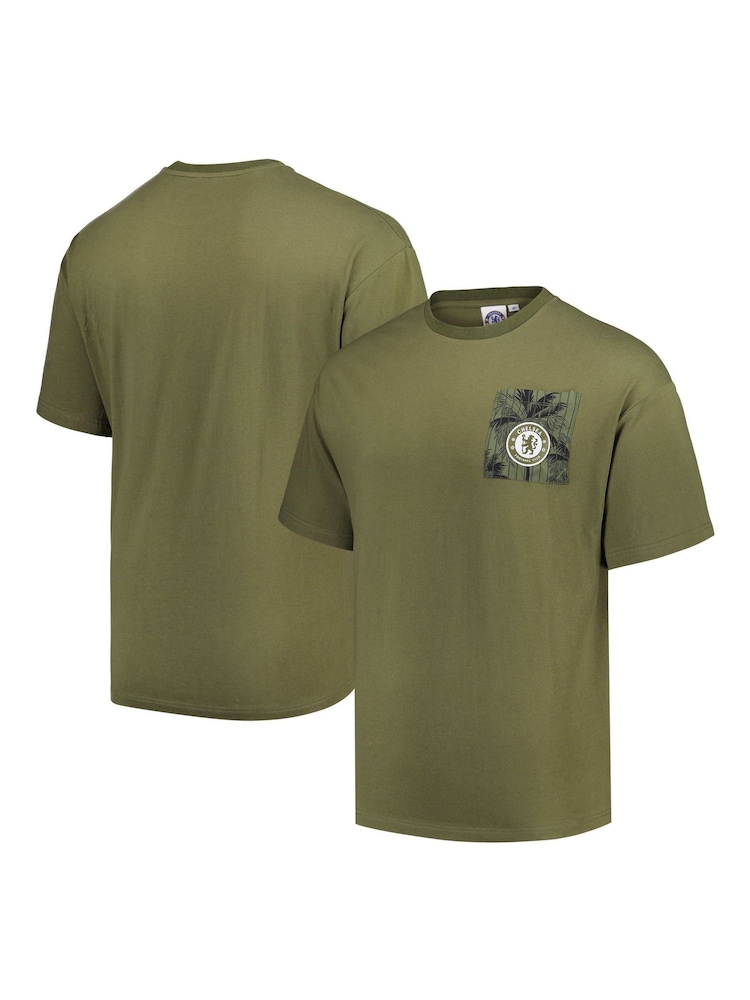 Fanatics Green Chelsea Hawaiian 100% Cotton T-Shirt - Image 1 of 3