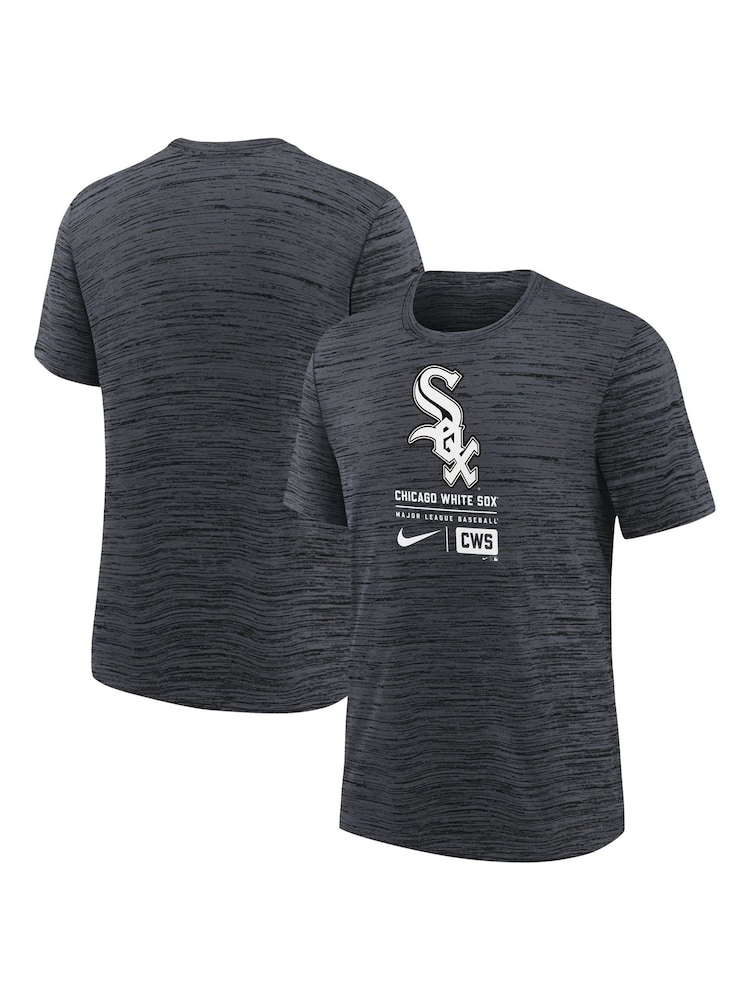 Fanatics Youth Large MLB Chicago White Sox Logo Velocity Grey T-Shirt - Image 1 of 3