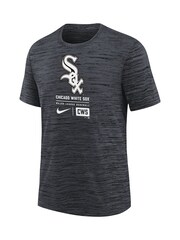 Fanatics Youth Large MLB Chicago White Sox Logo Velocity Grey T-Shirt - Image 2 of 3