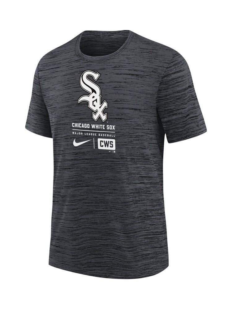 Fanatics Youth Large MLB Chicago White Sox Logo Velocity Grey T-Shirt - Image 2 of 3