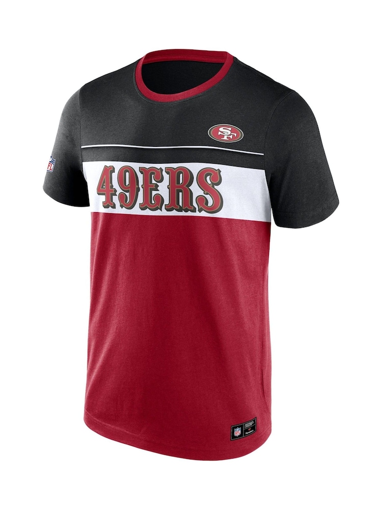 Fanatics Red NFL San Francisco 49ers Foundation 100% Cotton T-Shirt - Image 2 of 3