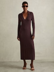 Reiss Burgundy Winnie - Image 1 of 6