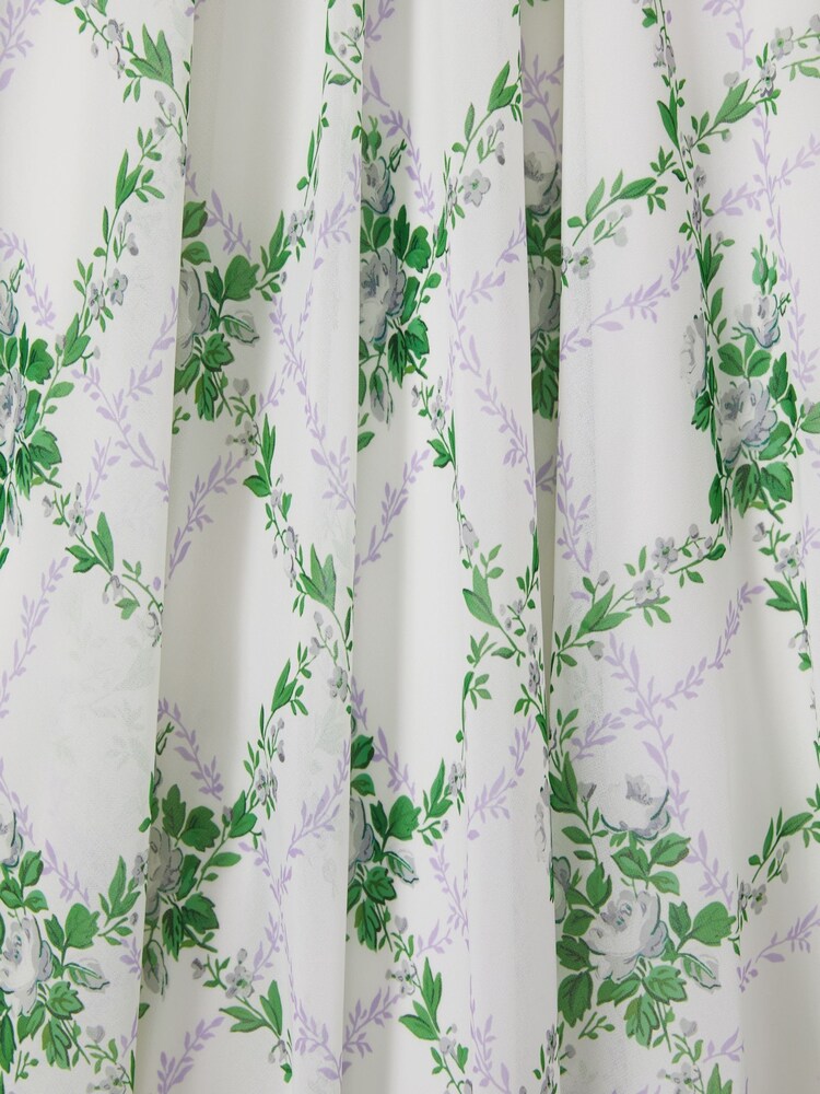 Florere Sheer Sleeve Cape Detail Maxi Dress - Image 7 of 7
