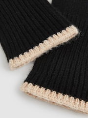 Reiss Black/Camel Hazel Gloves - Image 2 of 2