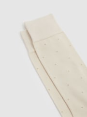 Reiss Oatmeal Mario Spot Polka Dot Socks - Image 2 of 3