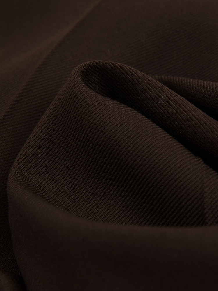 Chocolate - Reiss Lena Atelier Virgin Wool-Blend Suit Trousers - Imagen 5 de 5