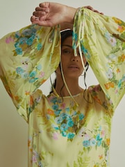 Florere Asymmetric Midi Dress - Image 2 of 7