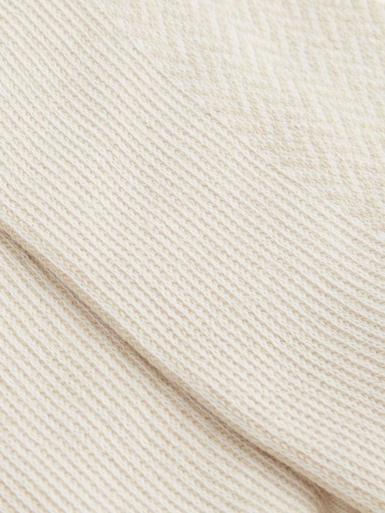 Reiss Ecru/Oatmeal Otis Cotton-blend Socks - Image 3 of 3