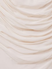 Reiss Pale Pink Kitty Ruched Mini Dress - Image 6 of 6