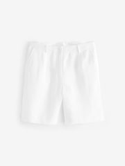 Aspiga White Long Alexandra 100% Cotton Shorts - Image 6 of 6