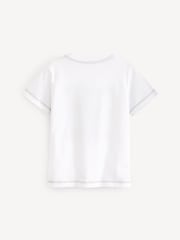 Missoni Logo Zig Zag Graphic Short Sleeve White T-Shirt - Image 2 of 6