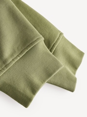 Stella McCartney Kids Green Logo Neck Cropped Sweatshirt - Image 6 of 7