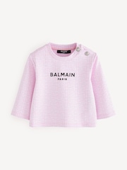 Balmain Kids Baby Logo Long Sleeve T-Shirt - Image 1 of 6
