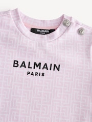 Balmain Kids Baby Logo Long Sleeve T-Shirt - Image 3 of 6
