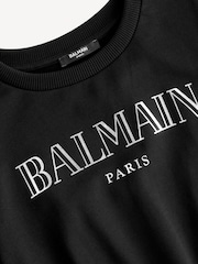 Balmain Kids Logo Jersey Jumper Dress - Image 3 of 4