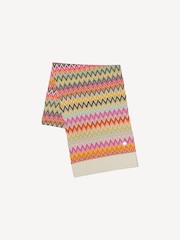 Missoni Cream Zig Zag Pattern Mulitcolour Scarf - Image 1 of 4