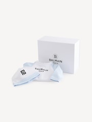 Balmain Kids Logo Baby Sleepsuit And Hat Set - Image 1 of 9