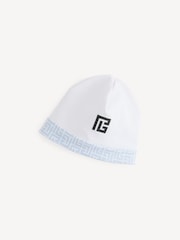 Balmain Kids Logo Baby Sleepsuit And Hat Set - Image 5 of 9