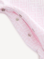 Balmain Kids Logo Baby Sleepsuit And Hat Set - Image 6 of 9
