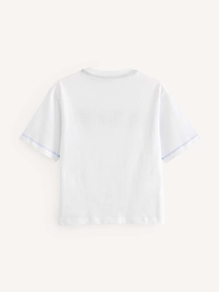 Missoni Logo Short Sleeve White T-Shirt - Image 2 of 6
