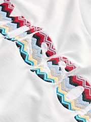 Missoni Logo Short Sleeve White T-Shirt - Image 6 of 6