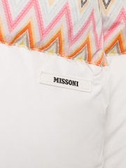Missoni Cream Multicolour Zig Zag Pattern Puffer Coat - Image 4 of 4