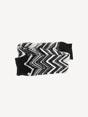 Missoni Zig Zag Pattern Black Scarf - Image 1 of 4