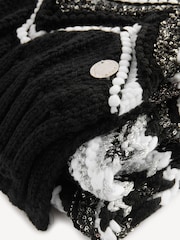 Missoni Zig Zag Pattern Black Scarf - Image 2 of 4