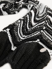 Missoni Zig Zag Pattern Black Scarf - Image 3 of 4