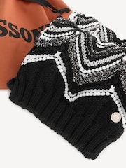 Missoni Zig Zag Pattern Black Scarf - Image 4 of 4