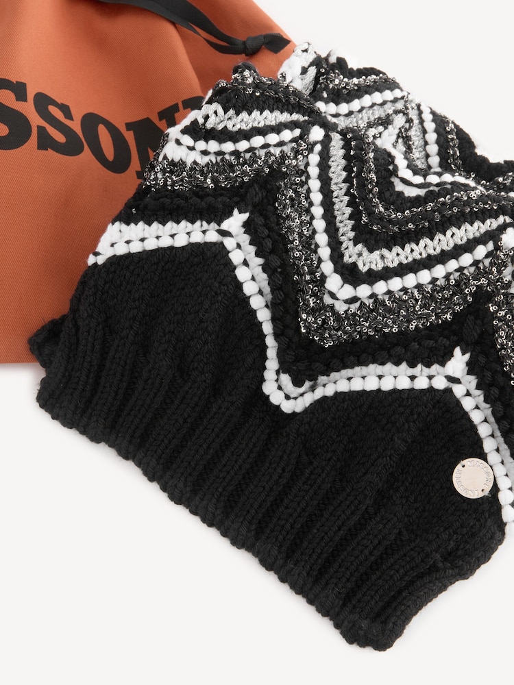 Missoni Zig Zag Pattern Black Scarf - Image 4 of 4