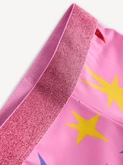 Stella McCartney Kids Pink Multicolour Star All Over Print Leggings - Image 3 of 5