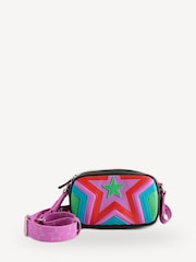 Stella McCartney Kids Pink Star Pattern Shoulder Bag - Image 1 of 6