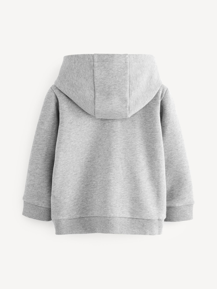 Balmain Kids Baby Grey Logo Zip-Up Hoodie - Image 2 of 7