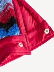 Missoni Blue Multicolour Zig Zag Pattern Sherpa Fleece Jacket - Image 6 of 11