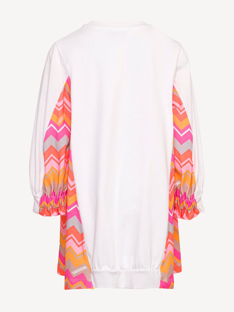 Missoni Logo Multicolour Zig Zag Pattern Panel Jumper Dress - Image 2 of 3