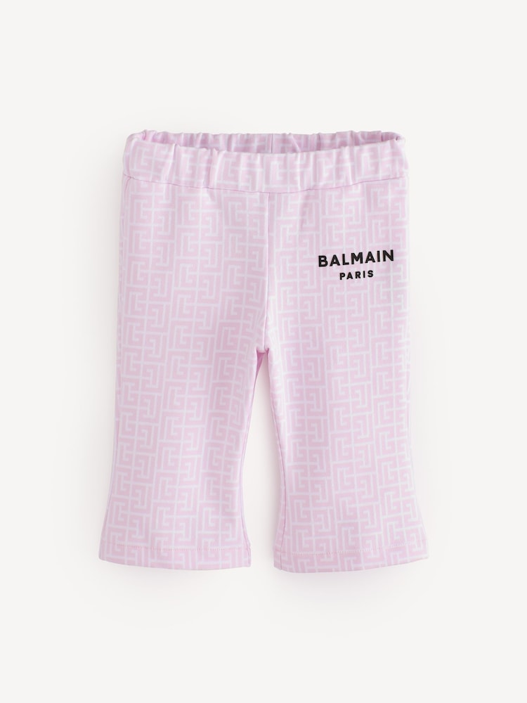 بنطلون رياضي بشعار للأطفال البيبي برجل واسعة من Balmain - صورة 1 من 6 بنطلون رياضي بشعار للأطفال البيبي برجل واسعة من Balmain - صورة 1 من 6