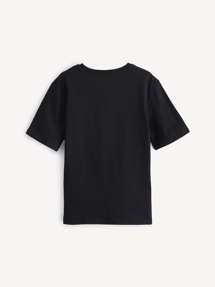 Stella McCartney Kids Circle Logo Black T-Shirt - Image 2 of 4