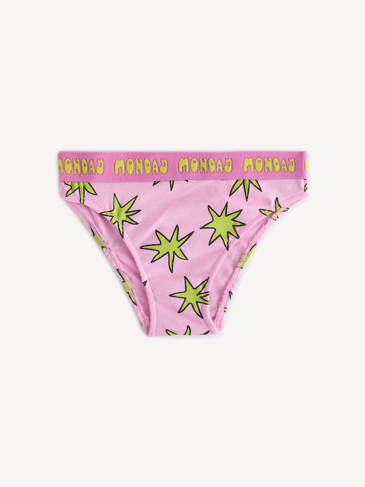 Stella McCartney Kids Pink Printed Briefs 7 Pack - Image 2 of 13