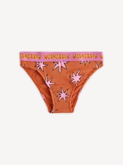 Stella McCartney Kids Pink Printed Briefs 7 Pack - Image 3 of 13