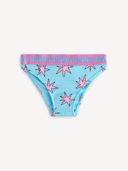 Stella McCartney Kids Pink Printed Briefs 7 Pack - Image 5 of 13