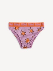 Stella McCartney Kids Pink Printed Briefs 7 Pack - Image 7 of 13