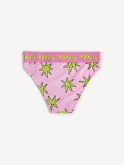Stella McCartney Kids Pink Printed Briefs 7 Pack - Image 8 of 13