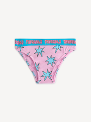 Stella McCartney Kids Pink Printed Briefs 7 Pack - Image 9 of 13