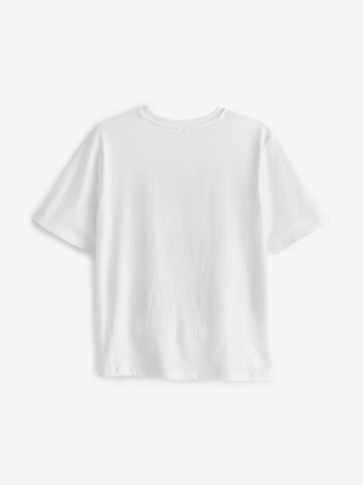 Stella McCartney Kids Abstract Shapes Logo White T-Shirt - Image 2 of 5