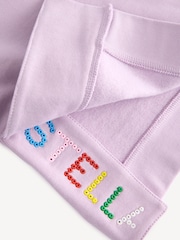 Stella McCartney Kids Purple Logo Sweatshirt - Image 4 of 7