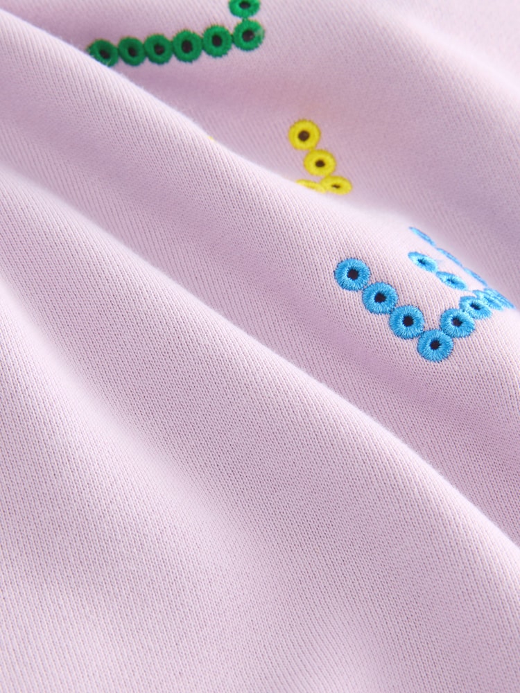 Stella McCartney Kids Purple Logo Sweatshirt - Image 7 of 7