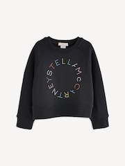 Stella McCartney Kids Logo Black Sweatshirt - Image 1 of 7