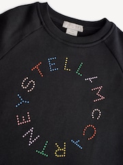 Stella McCartney Kids Logo Black Sweatshirt - Image 3 of 7